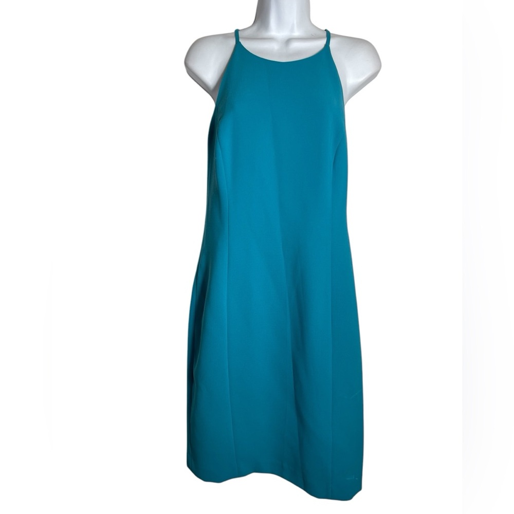 Calvin Klein dress size 10 turquoise blue sleeveless shift dress 🩵🩵